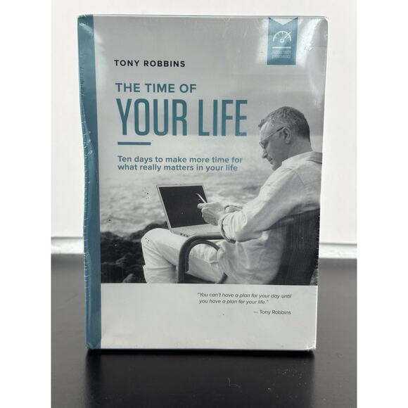 NEW SEALED Tony Robbins The Time of Your Life 16 Disc CD Box Set w/ Workbook - Picture 1 of 7